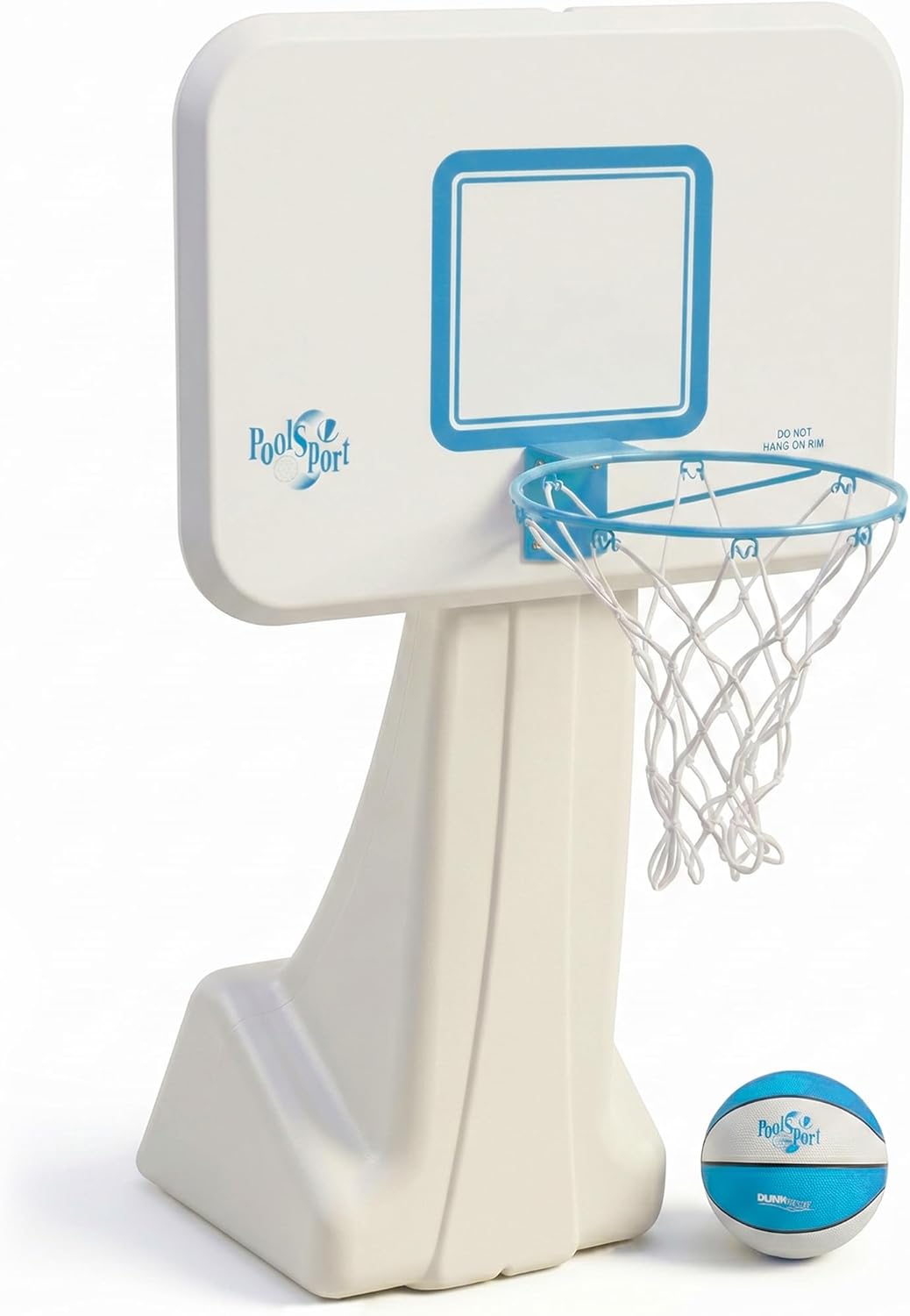 Basketball Hoop - Schwimmbad-Basketballkorb-Set mit Ball, Ständer und 13,5-Zoll-Edelstahlring