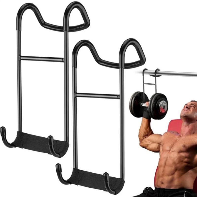 Dumbbell Set - 2er-Set Hantel-Sicherungshaken – Schwerlast-Hantelstangenhalterungen für Hantelbankdrücken,