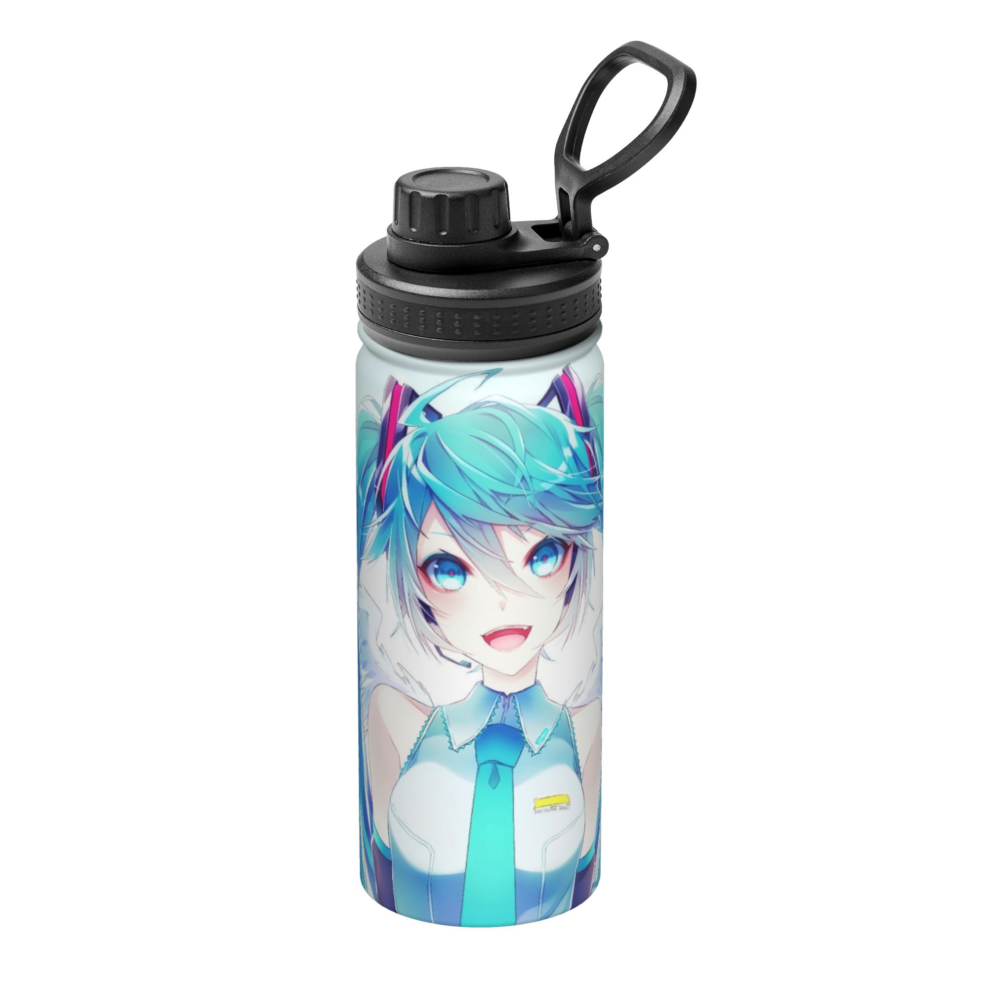 Sports Water Bottle Insulated - Anime Hatsunes Mikus 18OZ Isolierter Sportwasserbecher