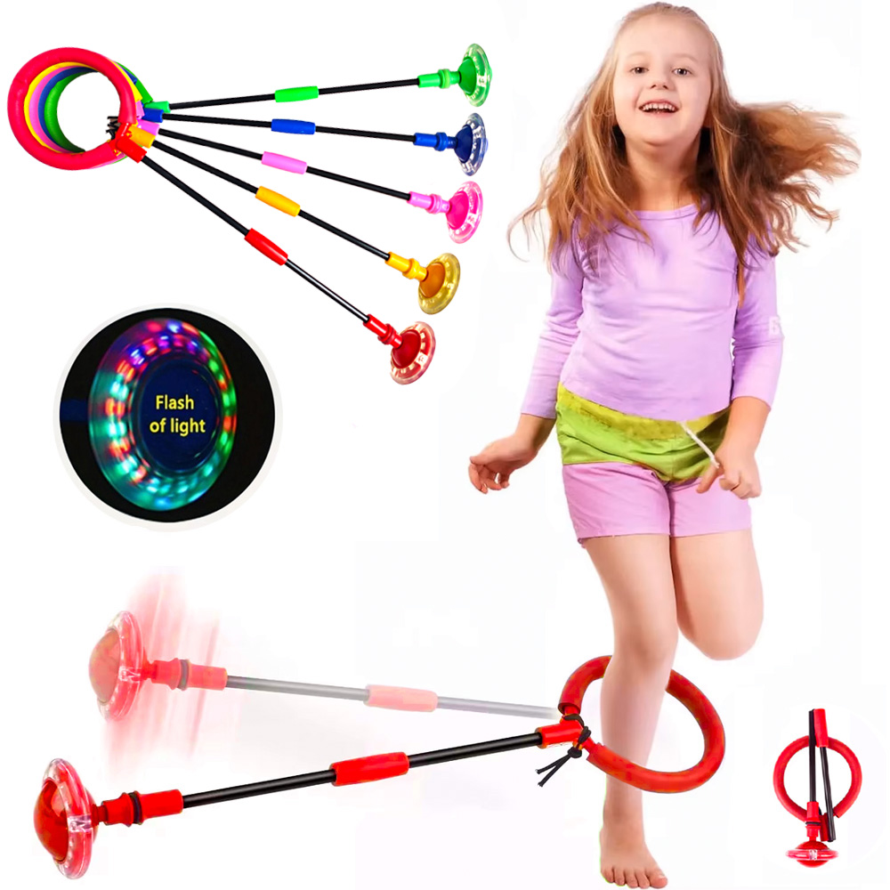Jump Rope - Flash Springseil Ball Kinder Ein Fuß