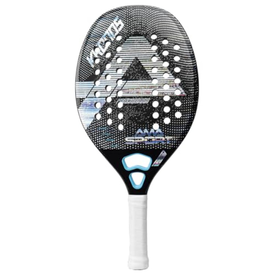 Tennis Racket - Beach-Tennis-Schläger für fortgeschrittene Spieler, 3K-Kohlefaser-Rahmen mit