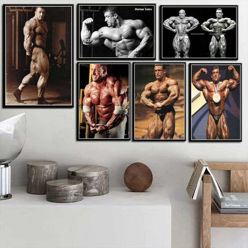 Sports Equipment Poster - Great Dorian Yates Mann Muskel Gym