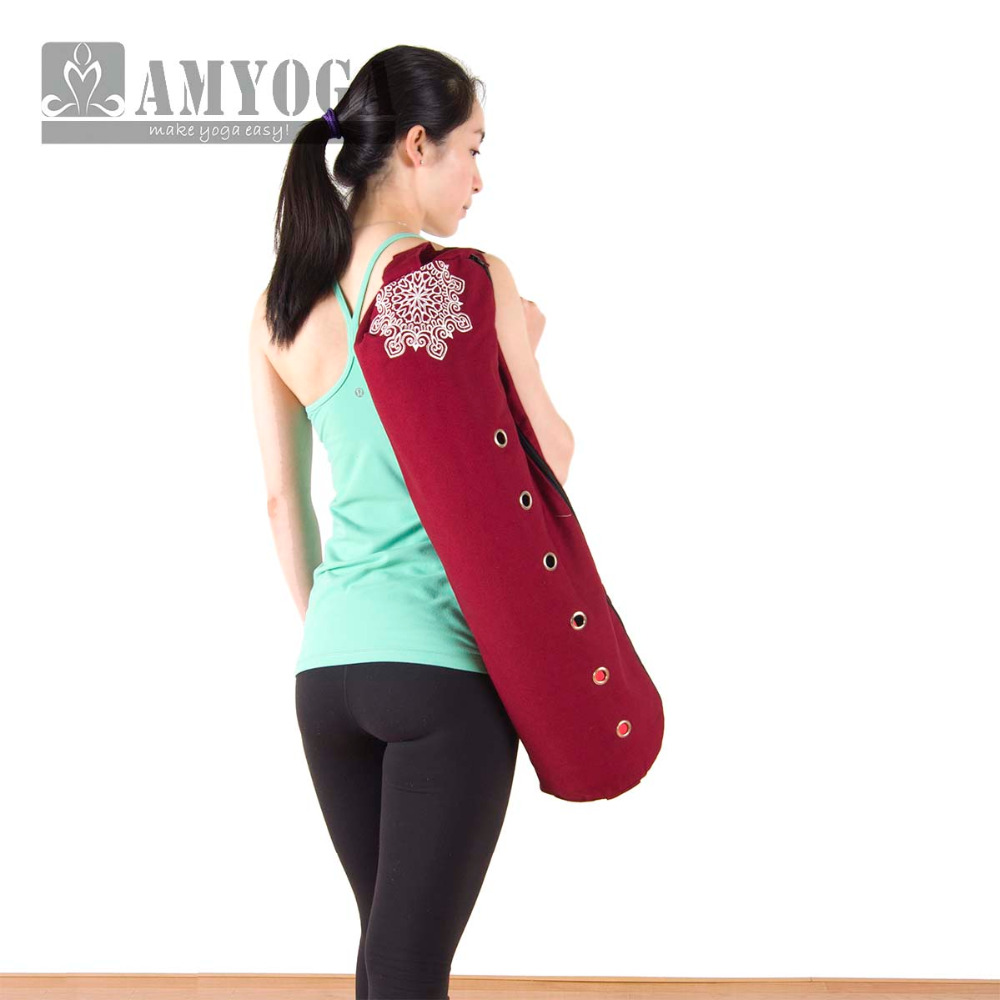 Yoga Mat - Canvas Yogamattentasche Einzel-Schultertasche Fitness-Sportrucksack Yogatasche für