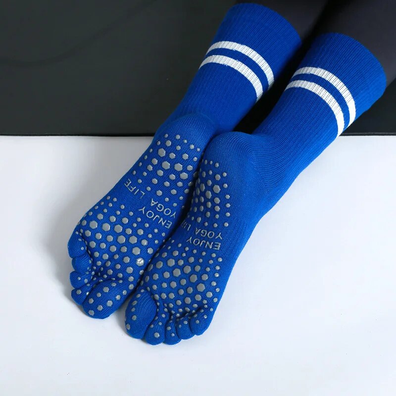Yoga Mat - Frauen Atmungsaktive Yoga Socken Mid-rohr Nicht-slip