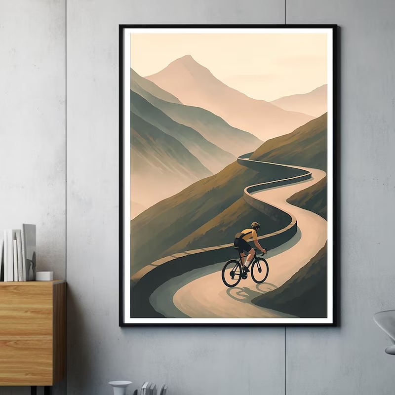 Minimalistisches Outdoor-Abent – Sports Equipment Poster Bewertung und Preis