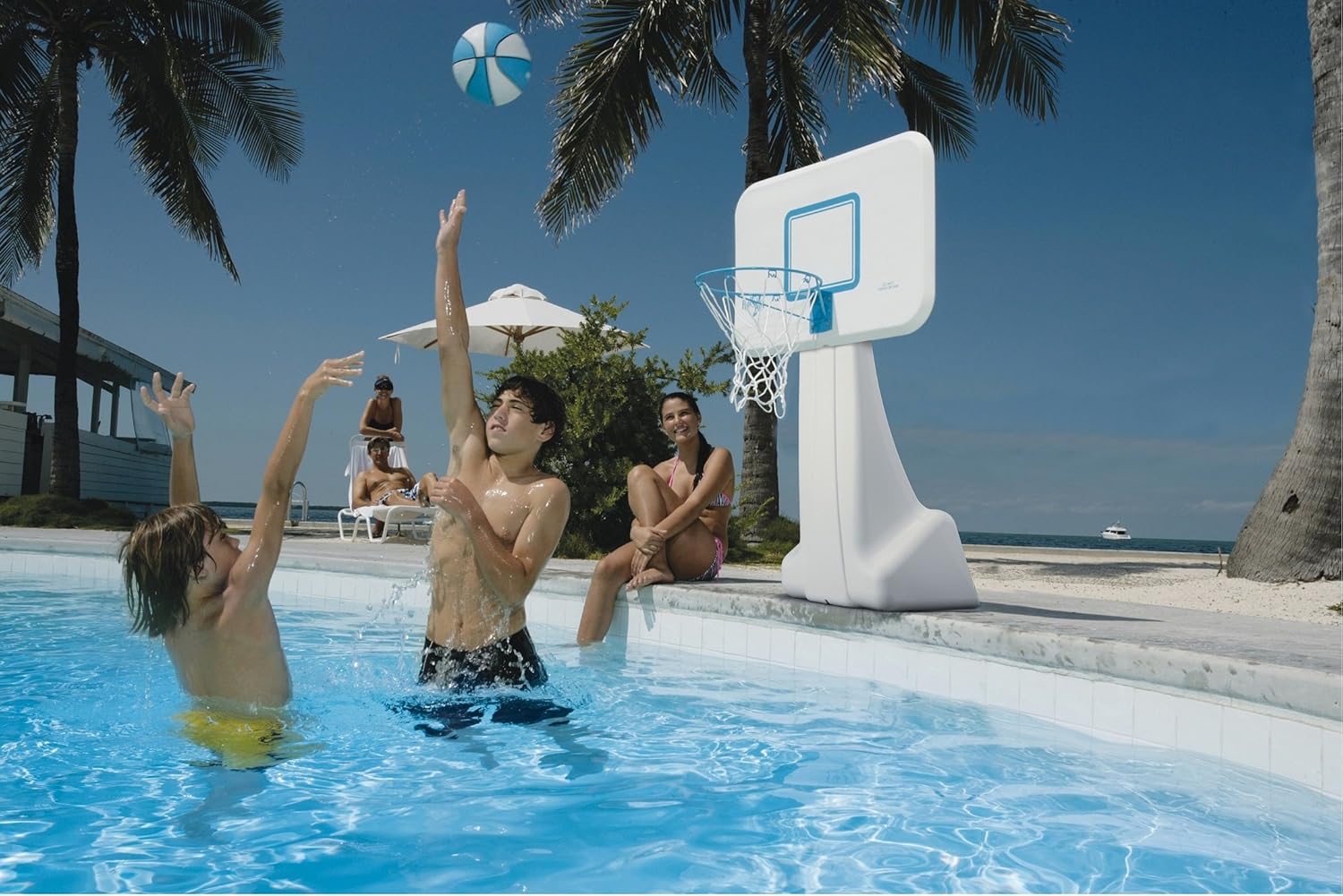 Schwimmbad-Basketballkorb-Set  – Basketball Hoop Bewertung und Preis