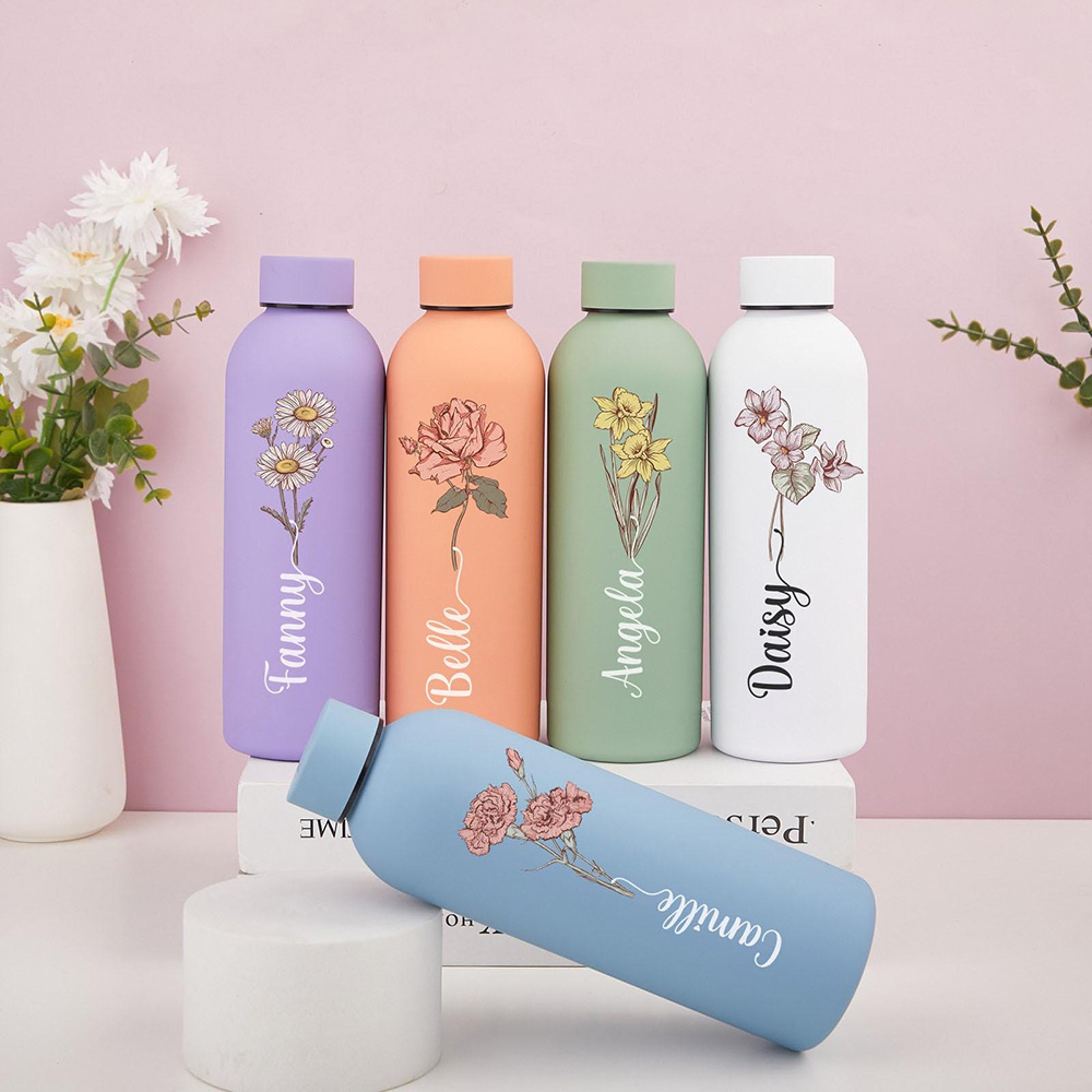 Personalisierte Blumen-Wasserf – Sports Water Bottle Insulated Bewertung und Preis