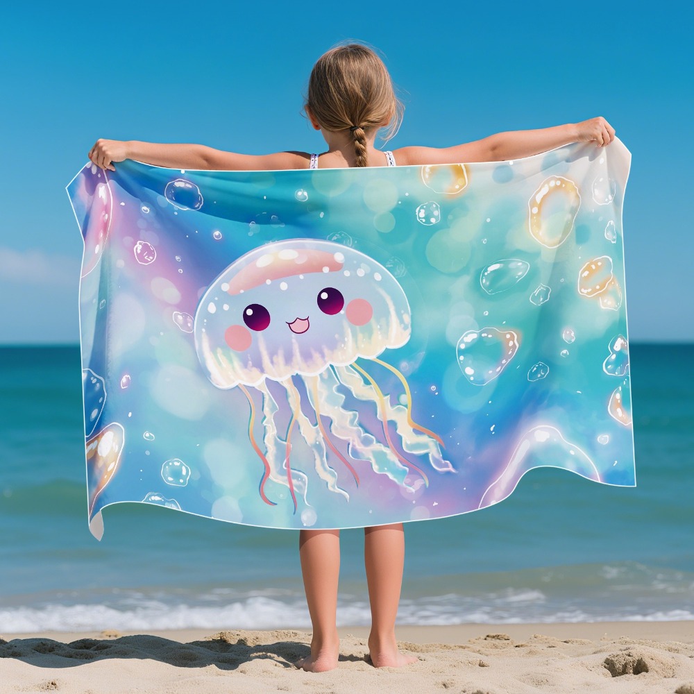 Strandtuch mit Cartoon-Muster, – Yoga Mat Bewertung und Preis