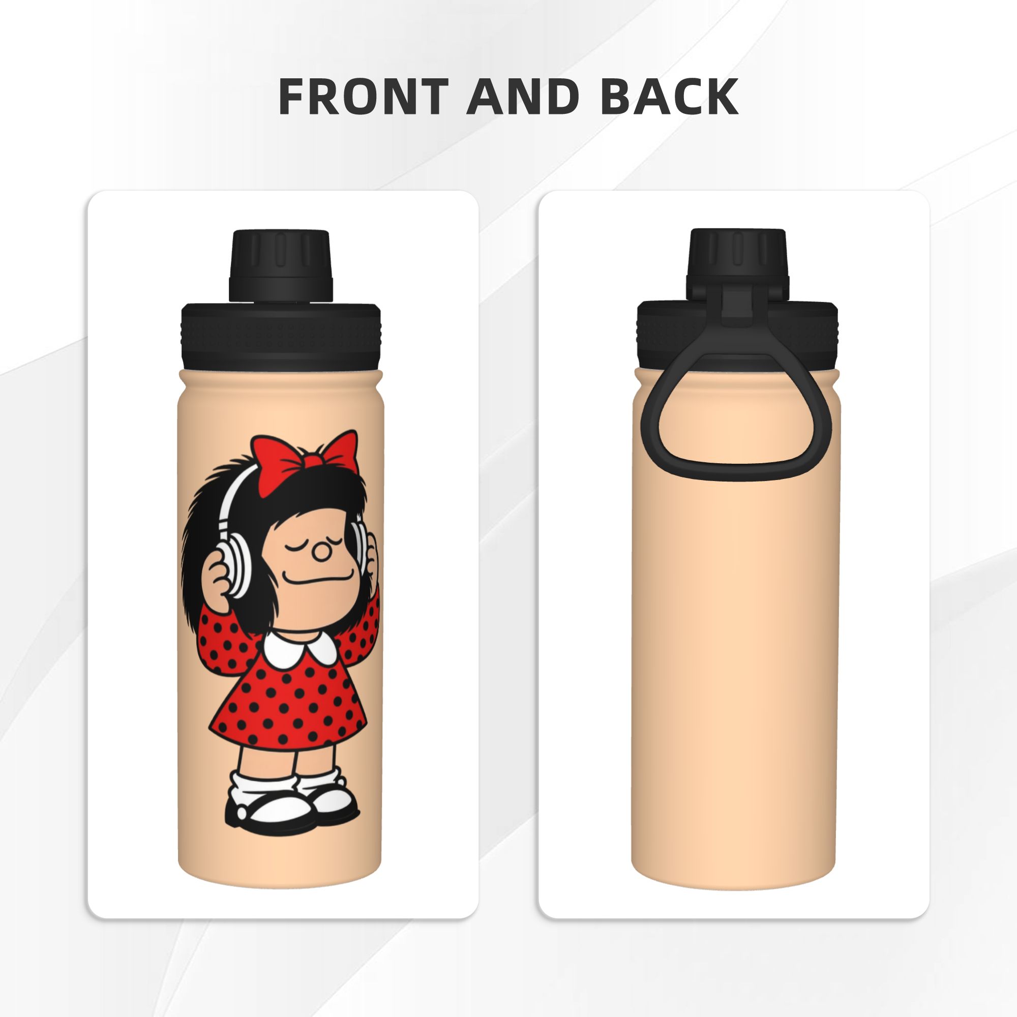 Cartoon M-Mafaldas 18OZ Sport- – Sports Water Bottle Insulated Bewertung und Preis