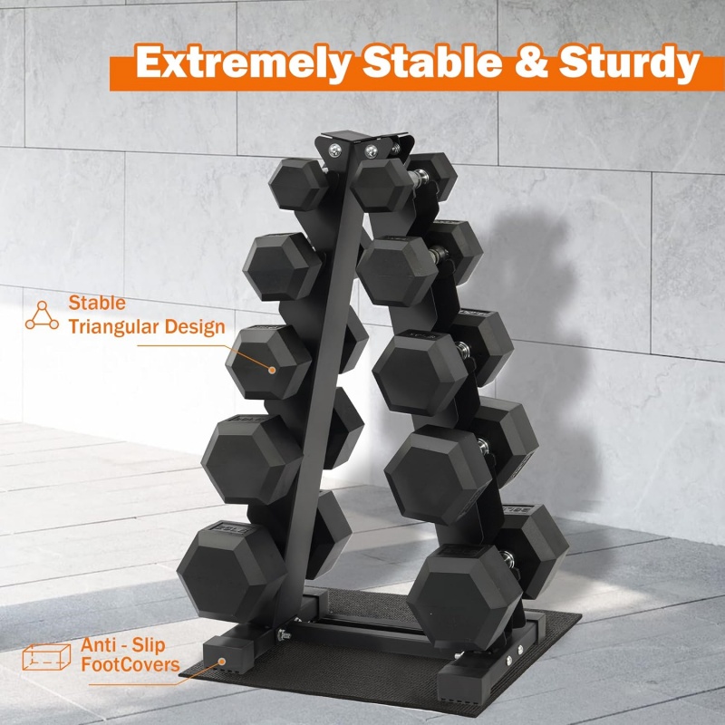 Hantelset mit gummierten Sechs – Dumbbell Set Bewertung und Preis