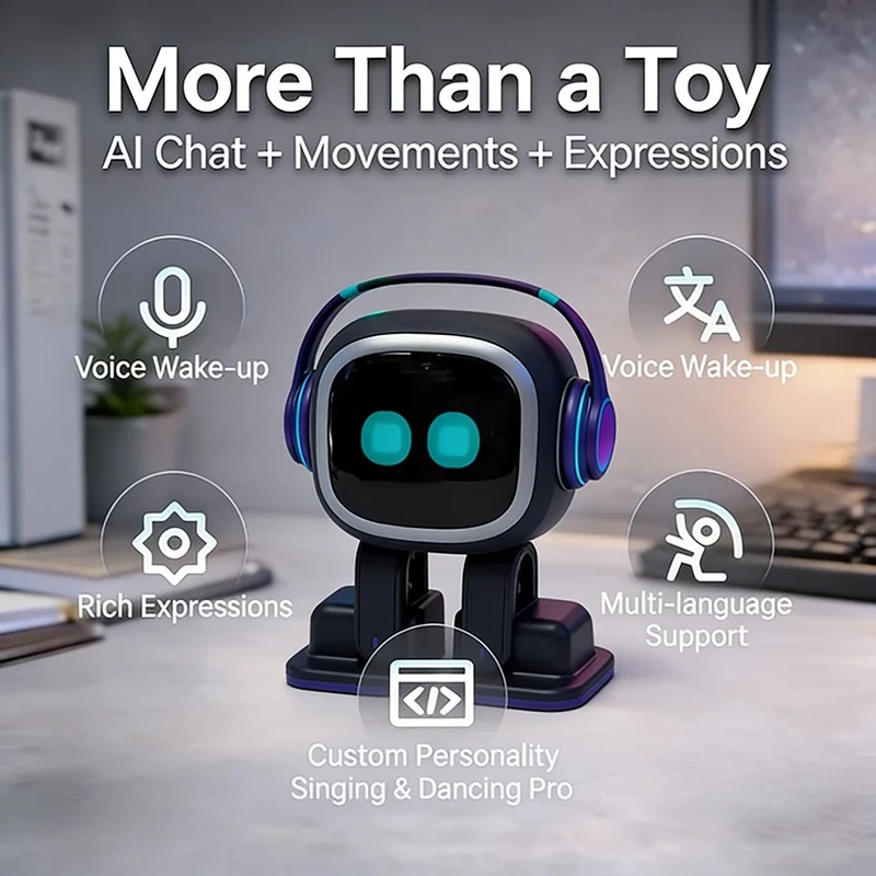 Neuer EMO AI-Roboter, interakt – Skateboard Bewertung und Preis