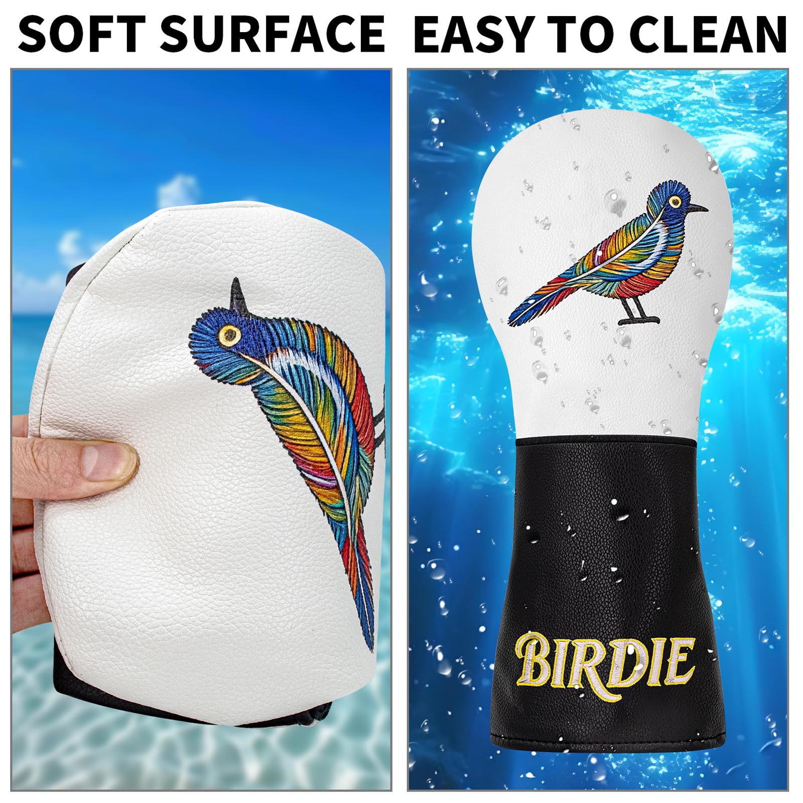 Bunte Vogel-Stickerei Golfschl – Resistance Band Bewertung und Preis