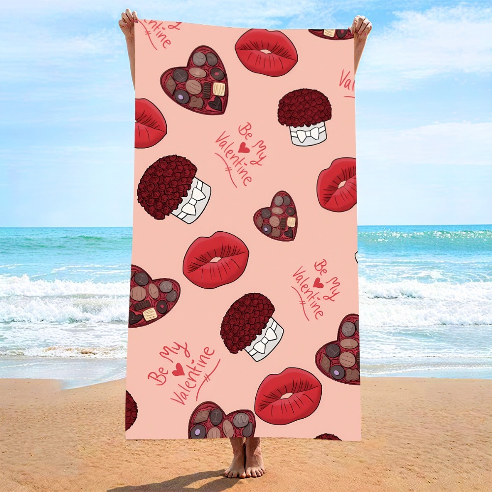 Badetuch mit Herzsymbol, 27 x  – Yoga Mat Bewertung und Preis